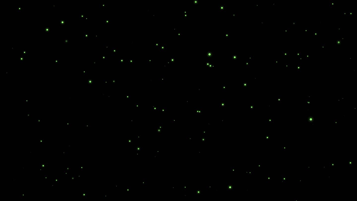 4K萤火虫闪烁发光-循环带通道
