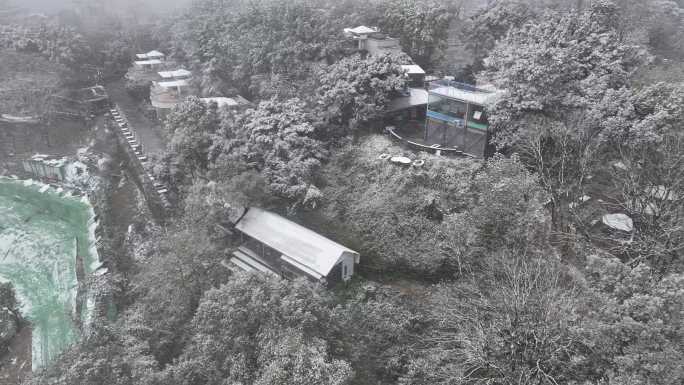 重庆南山雪景