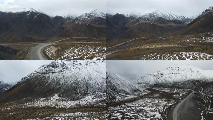 阿拉斯加道尔顿公路雪山