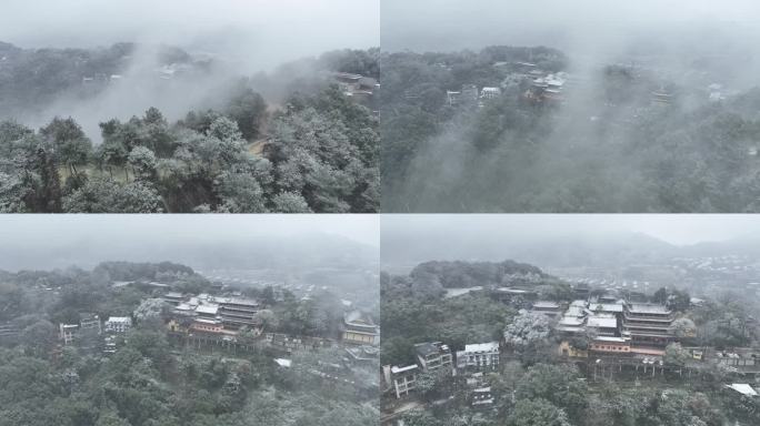 重庆南山雪景