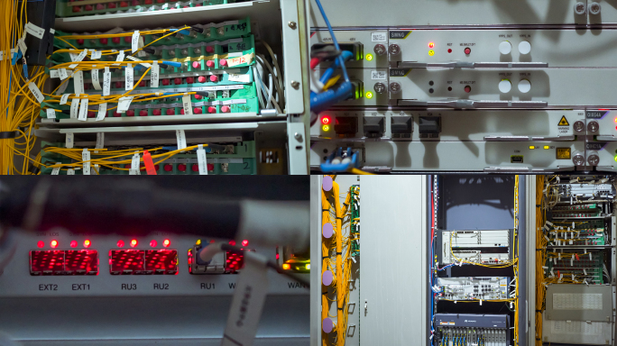网络通信设备机房网线