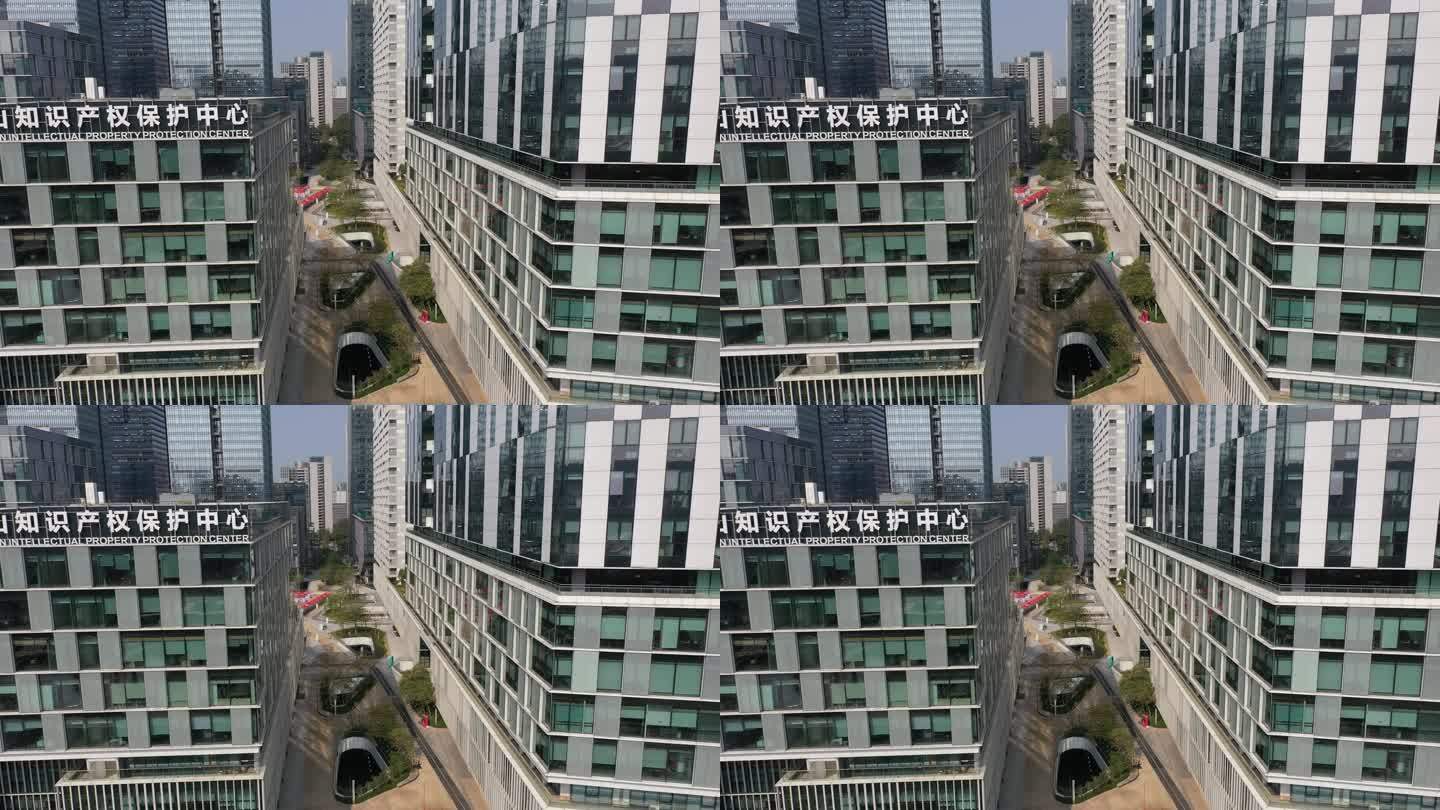 深圳南山区科技产业园航拍