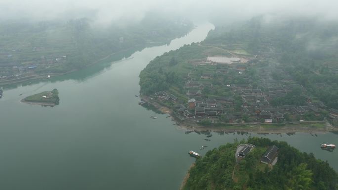 河湾山寨（航拍）