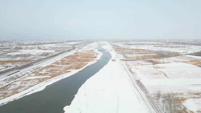 冬日河流