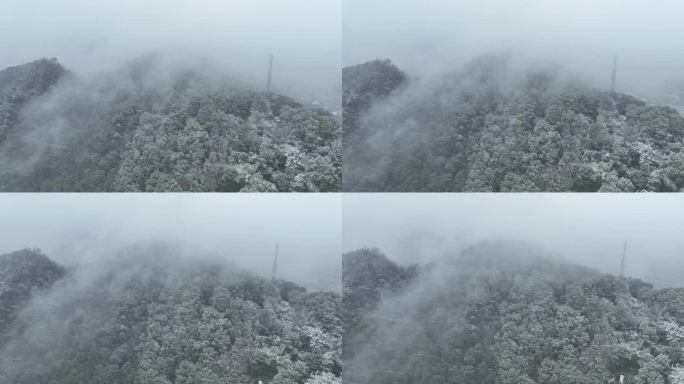 重庆南山雪景