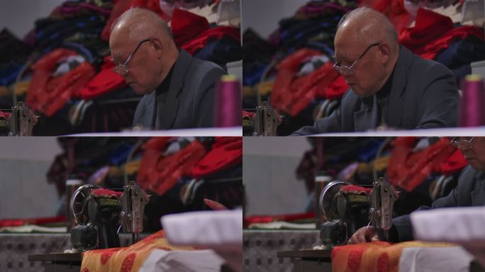 老裁缝 传统手工制作 文化传承