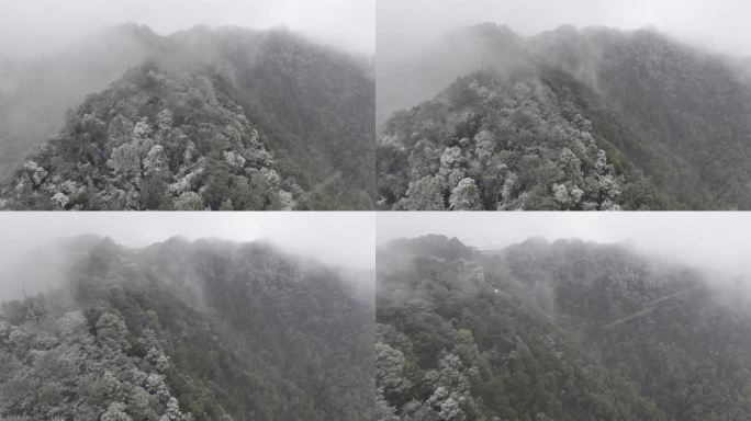 重庆南山雪景