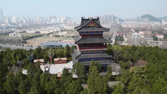 徐州汉文化景区竹林寺航拍【4K60】