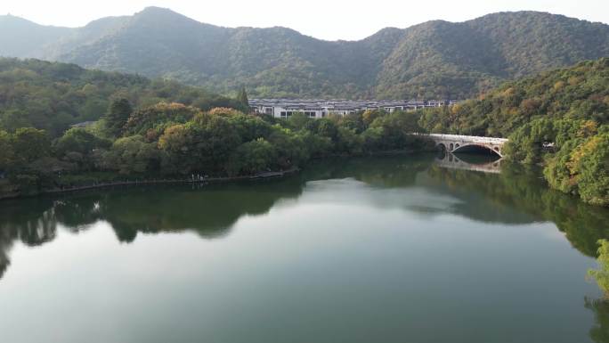 杭州半山森林公园 门牌  虎山水库