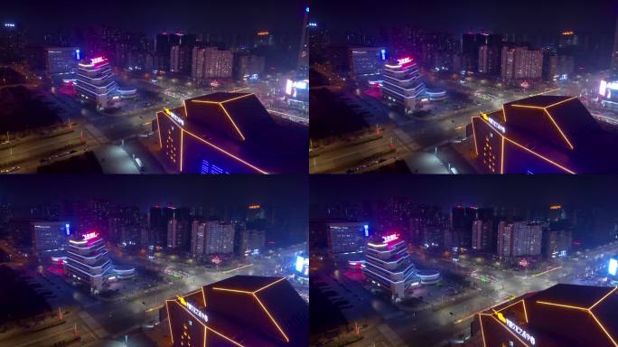 新乡 地标 航拍 平原博物院