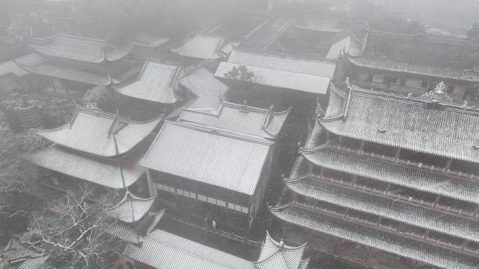 重庆南山雪景