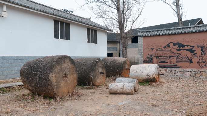 反法西斯胜利文物滇缅公路修路大石碾