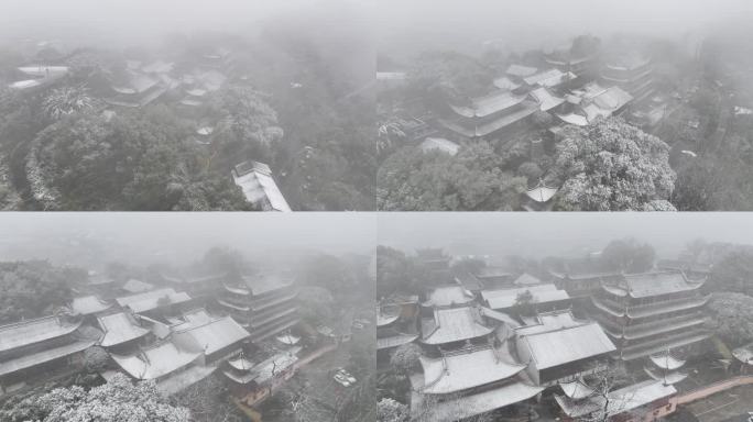 重庆南山雪景