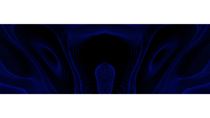 【宽屏时尚背景】炫蓝光线炫酷抽象曲线暗影
