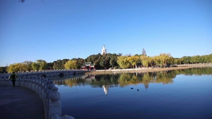 北京北海公园视频素材