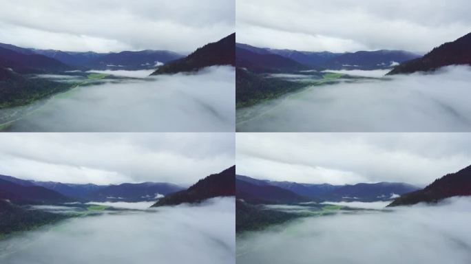 户外 风光 自然风光山河景观 晨雾