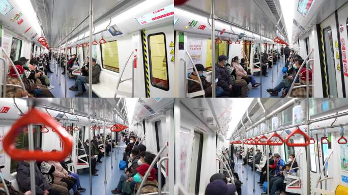 4K地铁隧道城市发展交通列车