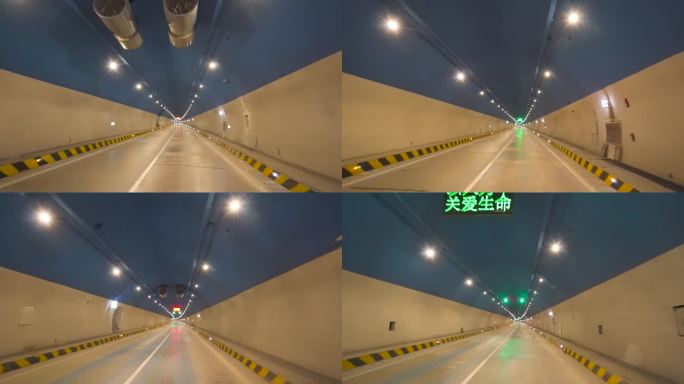 马路穿行交通开快车 行车记录器穿梭前进