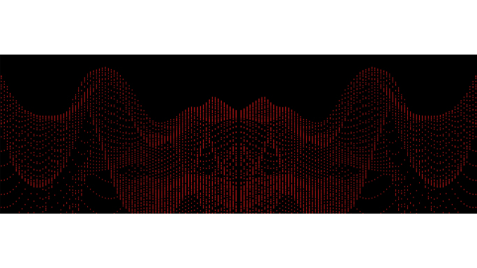 【宽屏时尚背景】黑红炫酷抽象动画图形点线