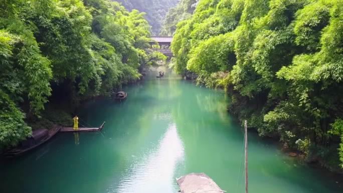 湖北宜昌三峡人家景区风光