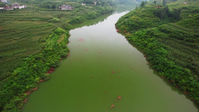 贵州毕节七星关河夹岩水库航拍