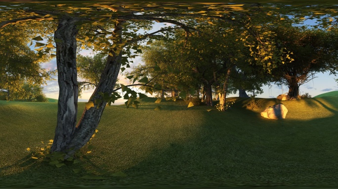 VR夏天360度全景4K