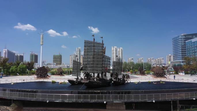 南昌-建军雕塑广场航拍