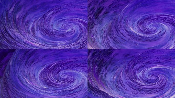 【4K】银河漩涡水流水漩涡水旋转黑洞星云