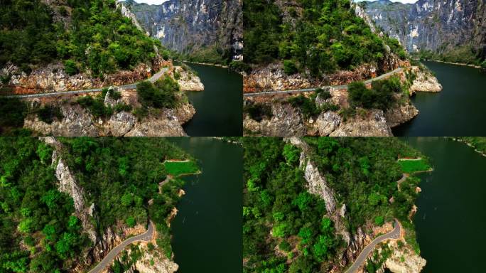 云海延时山照耀太阳云雾山水画中国风光大地