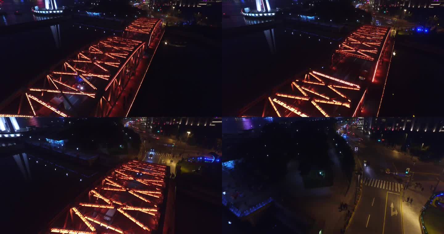 Z上海白渡桥夜景7