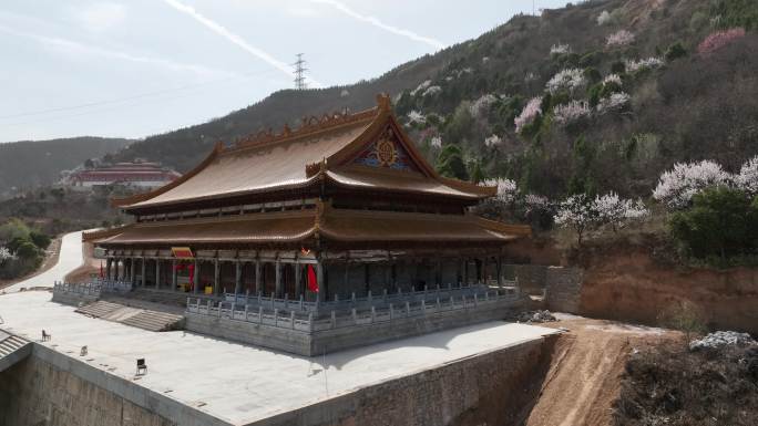 浐灞大阿弥陀寺陕西古寺西安旅游西安古建筑