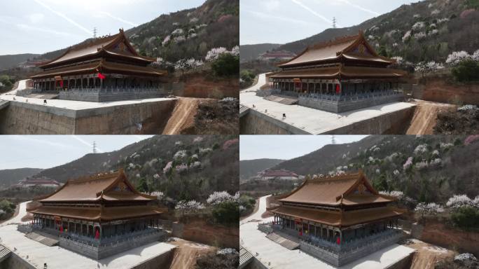 浐灞大阿弥陀寺陕西古寺西安旅游西安古建筑