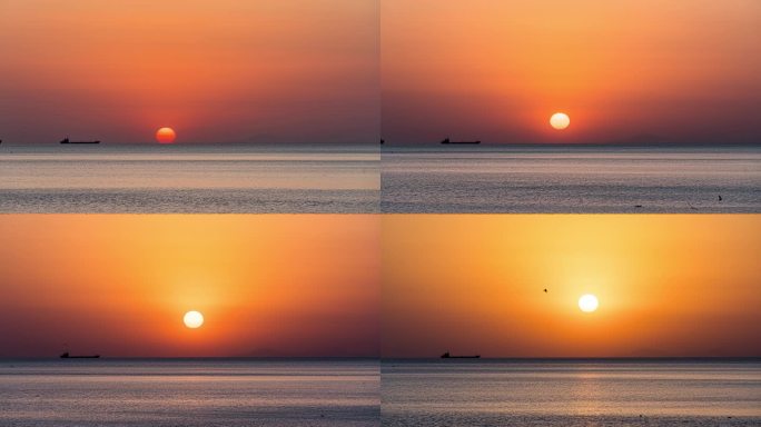 【4K】海边日出延时摄影