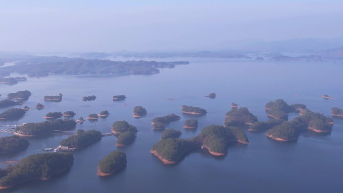 江西庐山西海航拍