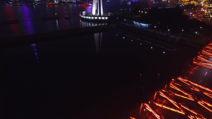 Z上海白渡桥夜景6