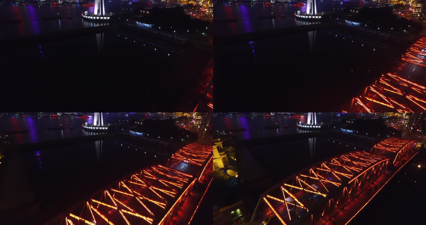 Z上海白渡桥夜景6