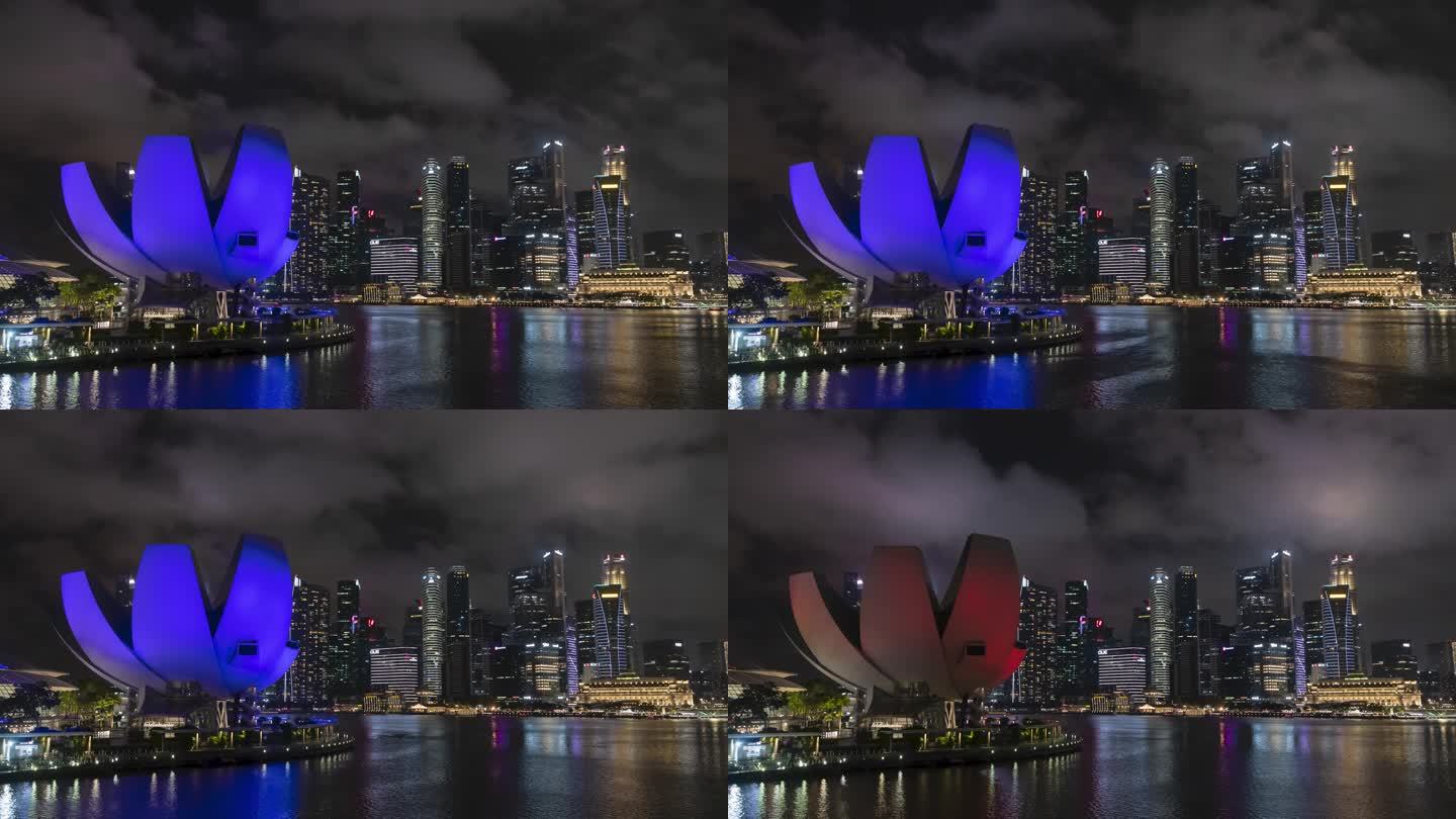 新加坡海湾金融区延时 Singapore