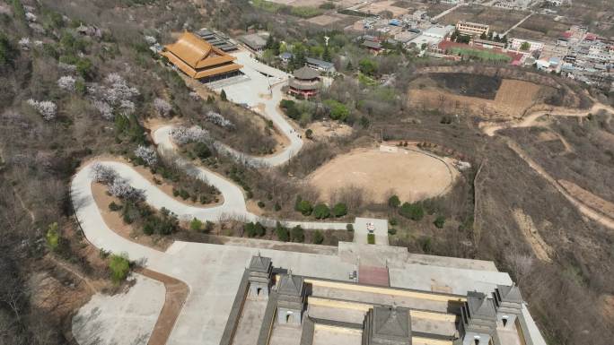 浐灞大阿弥陀寺陕西古寺西安旅游西安古建筑