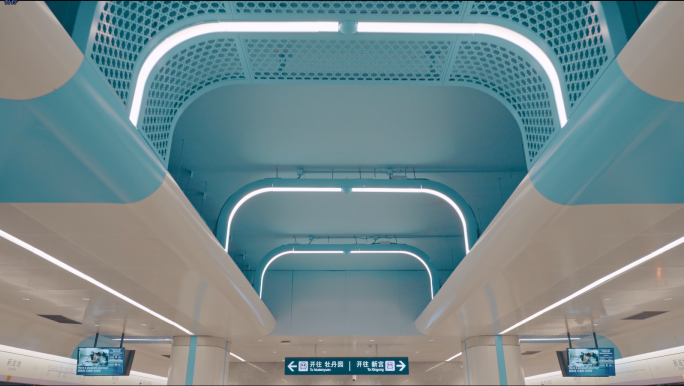 北京地铁地标19号线平安里站4K