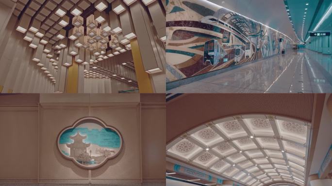 北京网红地铁地标19号线平安里站4K