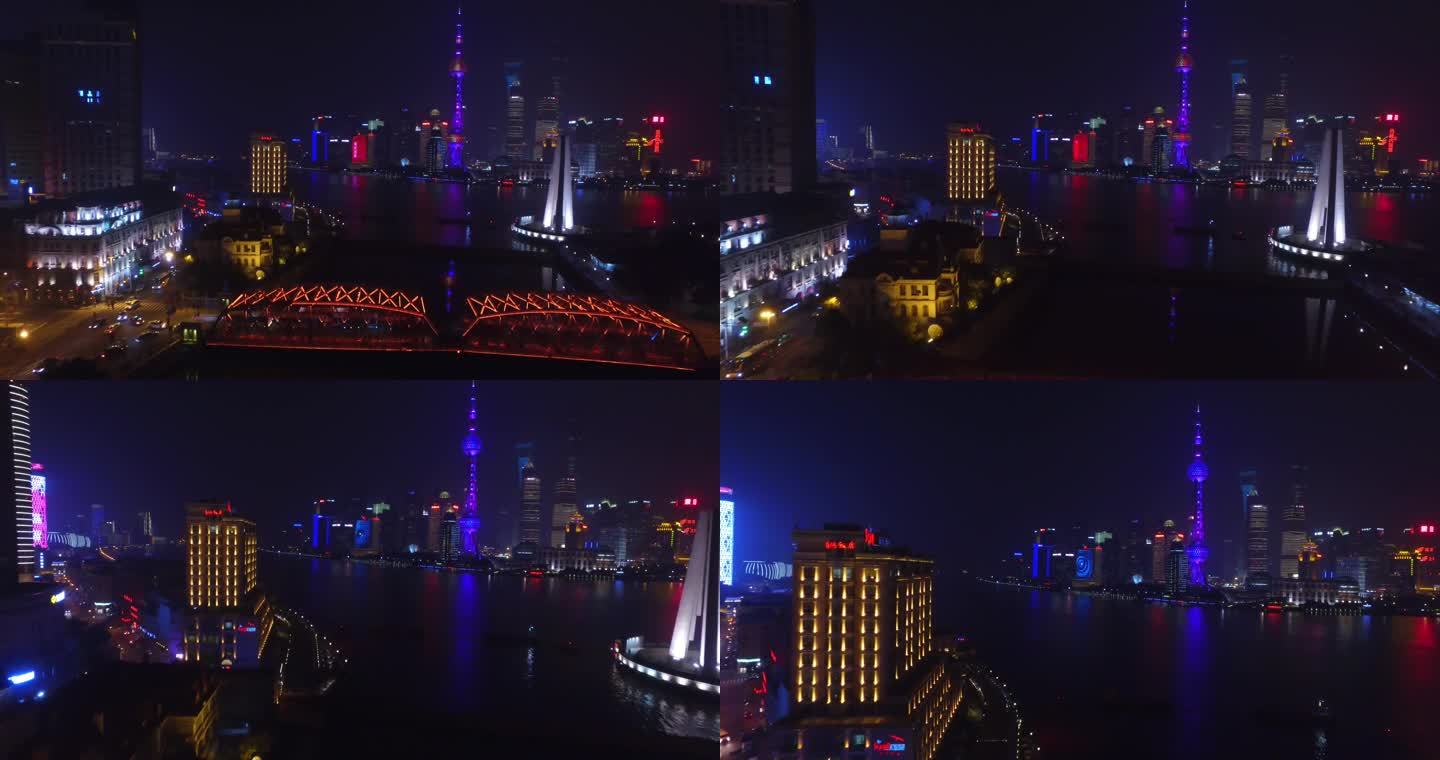 Z上海白渡桥夜景3