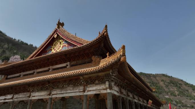 浐灞大阿弥陀寺陕西古寺西安旅游西安古建筑