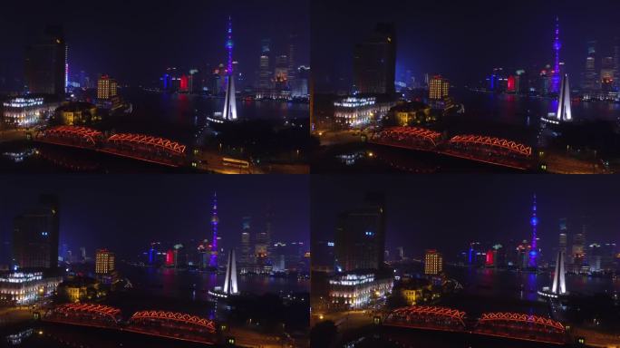 Z上海白渡桥夜景2