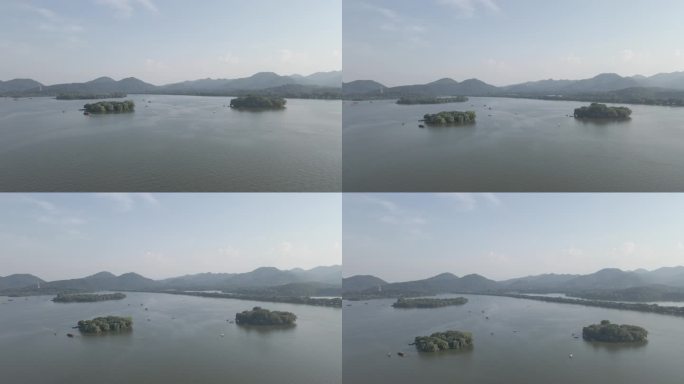 杭州西湖航拍4K