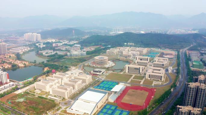 清远职业技术学校全景航怕