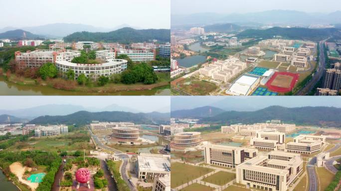 清远职业技术学校全景航怕