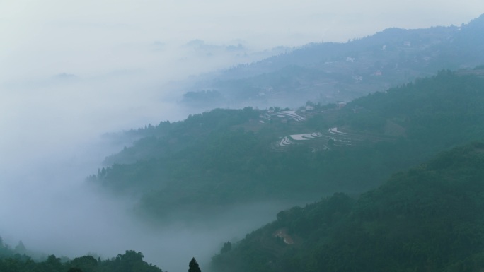 泸州山间梯田