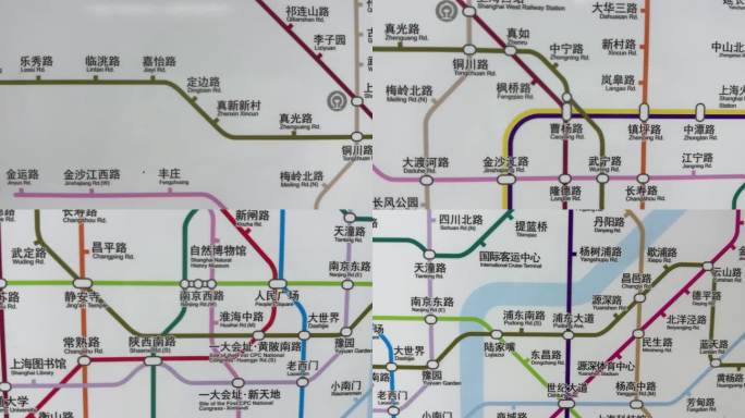 4K原创 14号线 上海地铁14号线路图