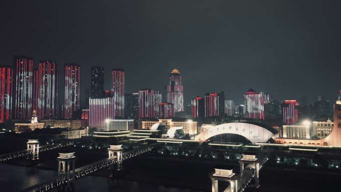 汉口江滩夜景