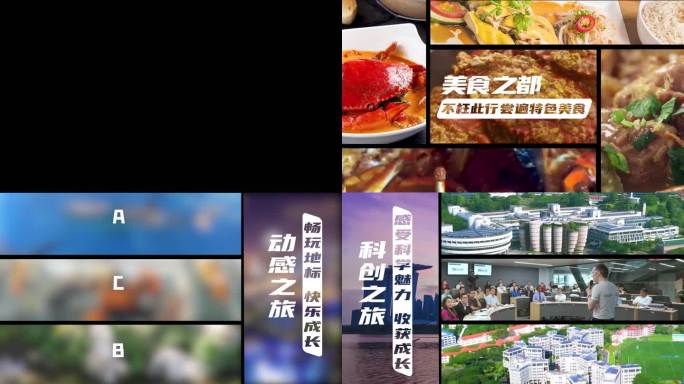 美食之都 旅游 暑假宣传 新加波